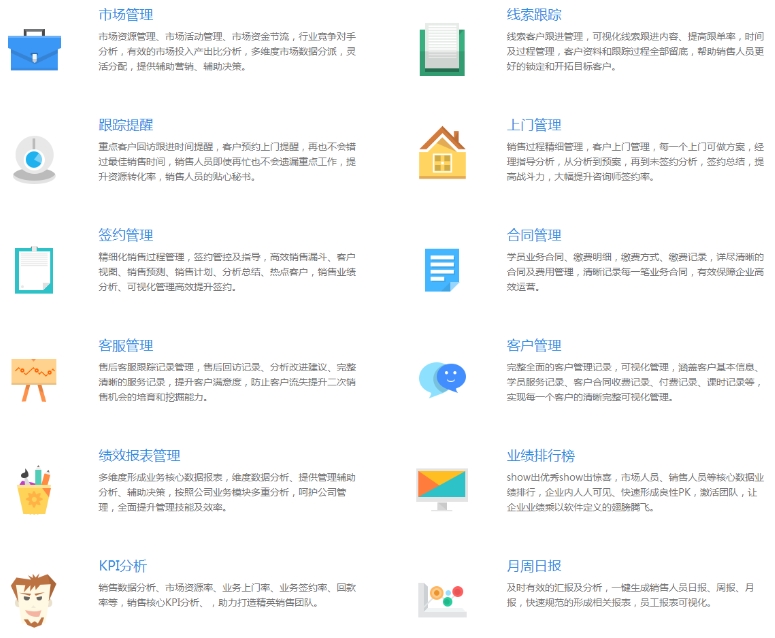 乾坤crm客户关系管理系统功能